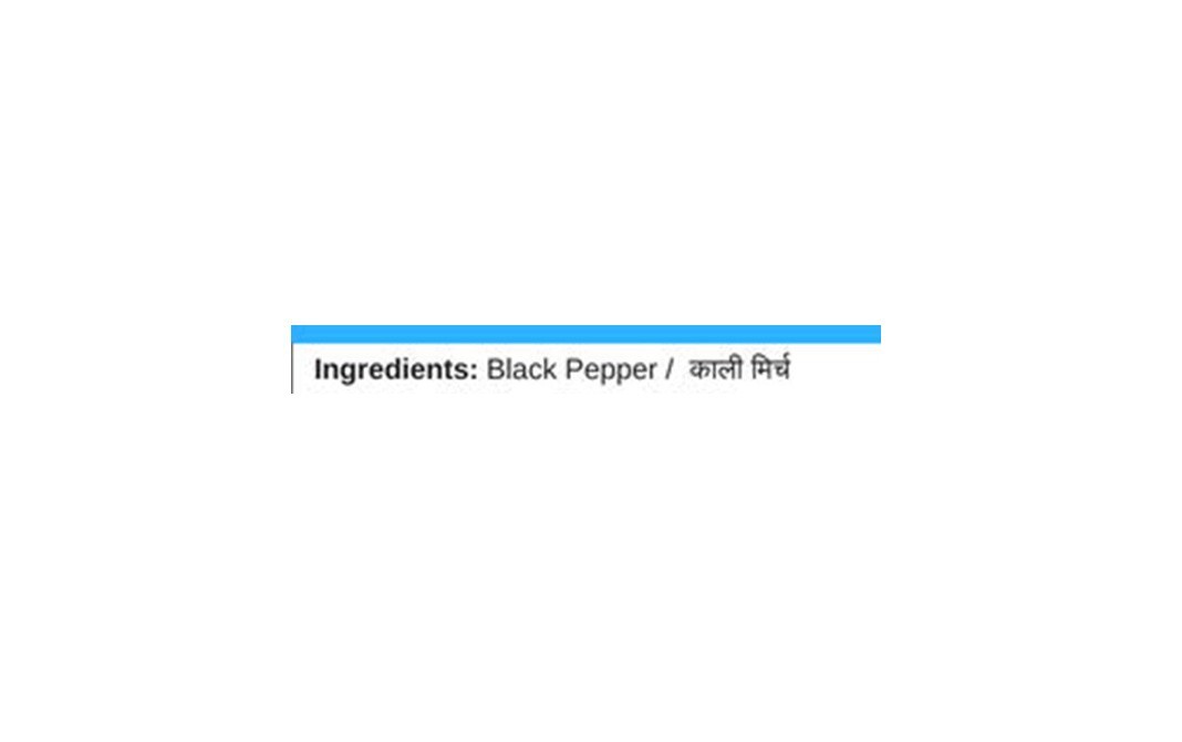 Spicebay Black Pepper    Pack  100 grams